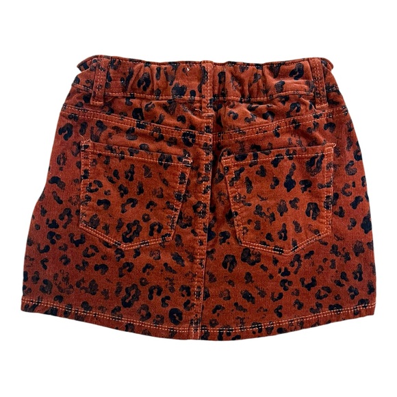 SO Animal Print Corduroy Skirt - Size 7 - Picture 3 of 4